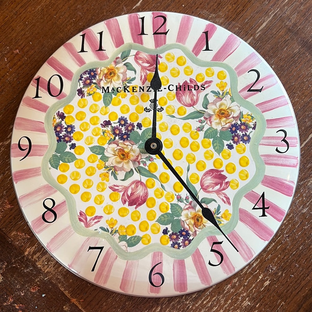 Mackenzie Childs Clock